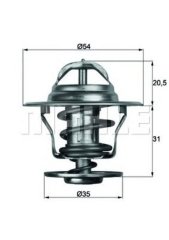 VW TERMOSTAT GOLF JETTA EM. TX1375D