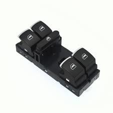 DÜĞME CAM AÇMA GOLF6 / PASSAT / JETTA / TIGUAN 10=> (DÖRTLU) KROMLU 5K4959857A