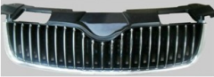 SKODA FABİA 2007-2010 ÖN PANJUR FULL KROM PARLAK SİYAH 5J0853668D