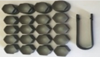 BİJON KAPAK SETİ KROM 21 PARÇA TÜM YENİ MODELLER 1Z0601173
